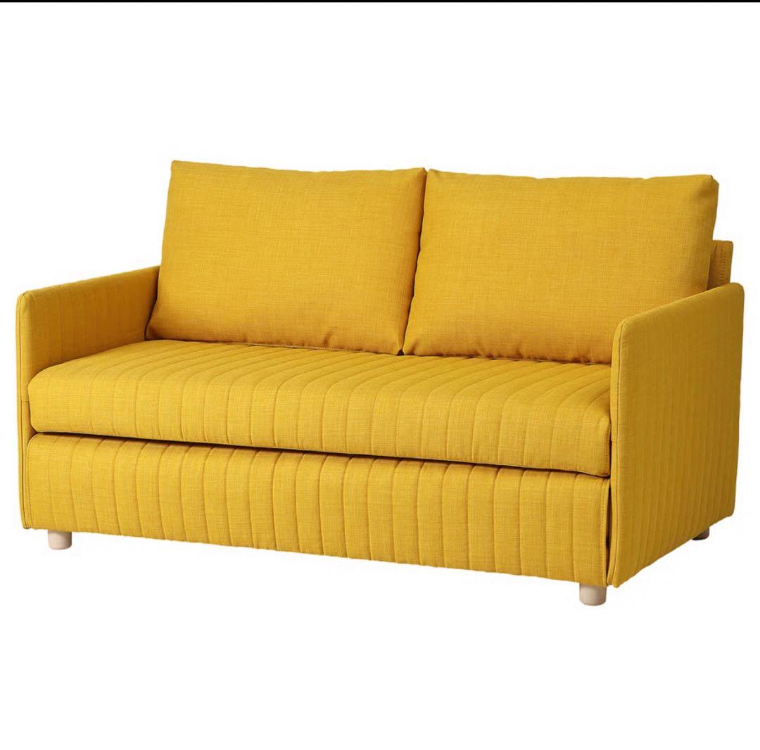 現地引き取り専用 美品　IKEA FRIDHULT ソファベッド