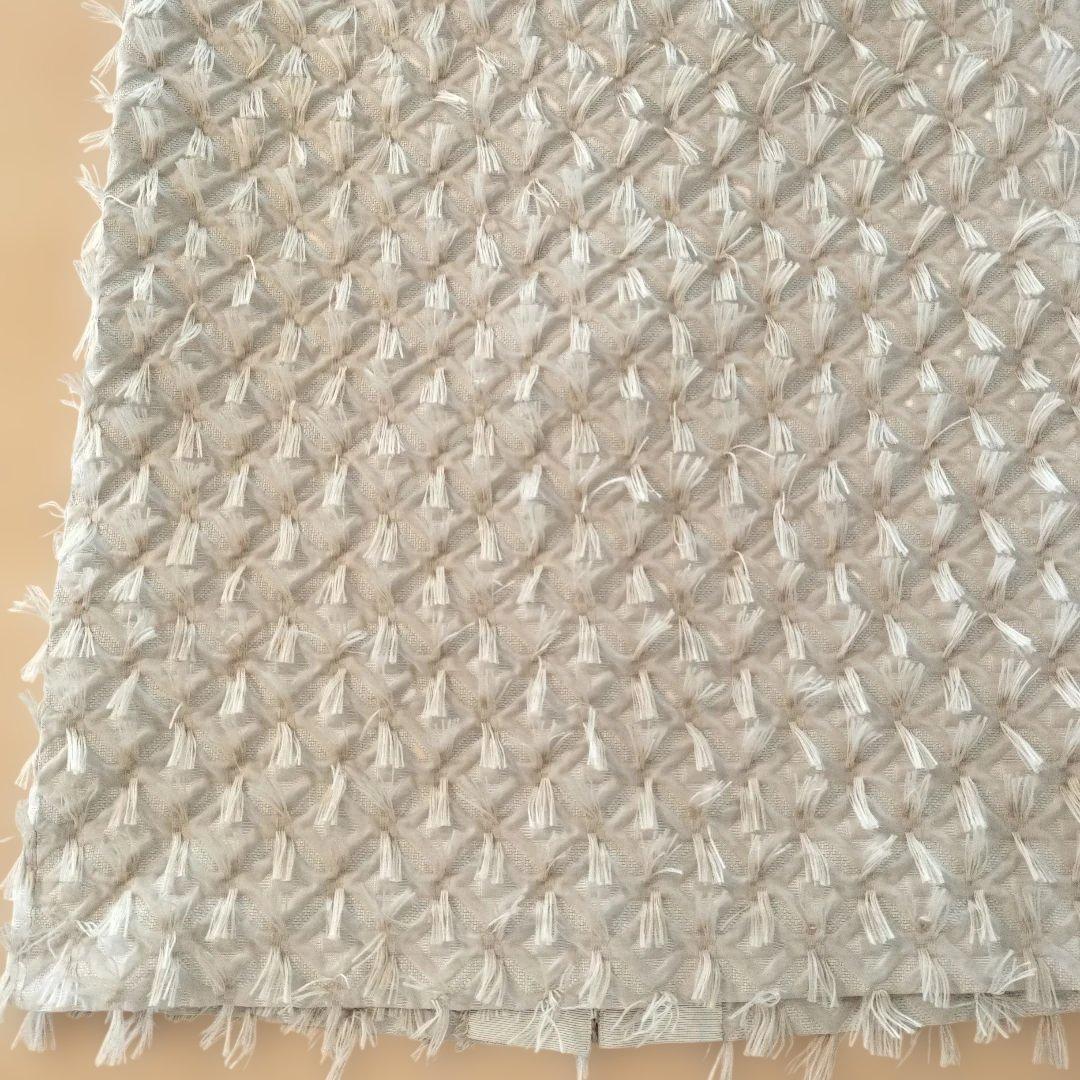 ドゥロワー　drawer　フリンジ　ロング　タイトスカート　36