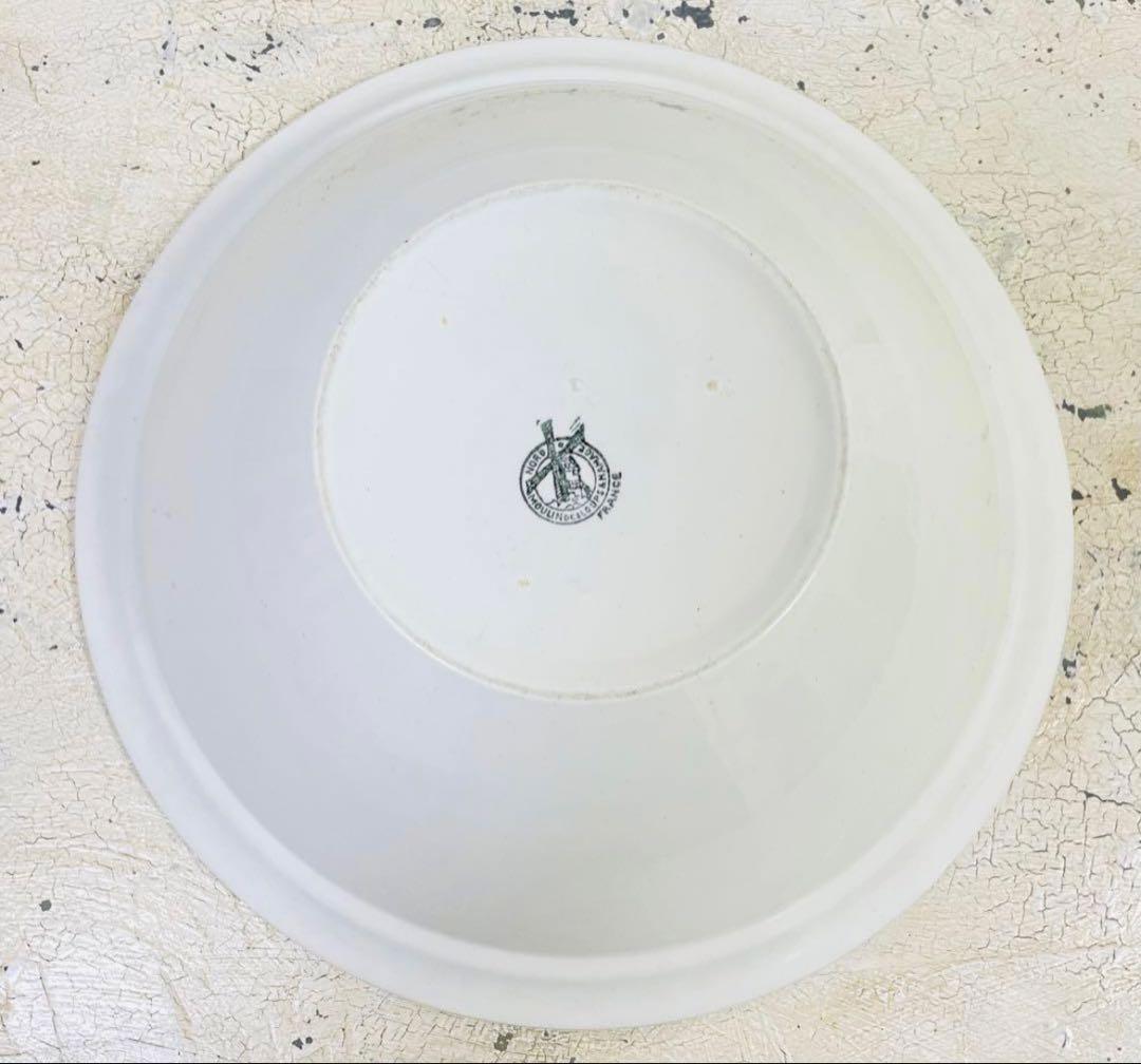 フランスアンティーク　ムーラン・デ・ルー窯　ボウル