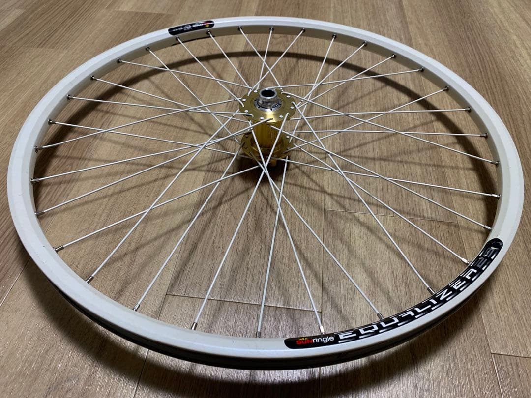 26インチMTBフロントホイール中古