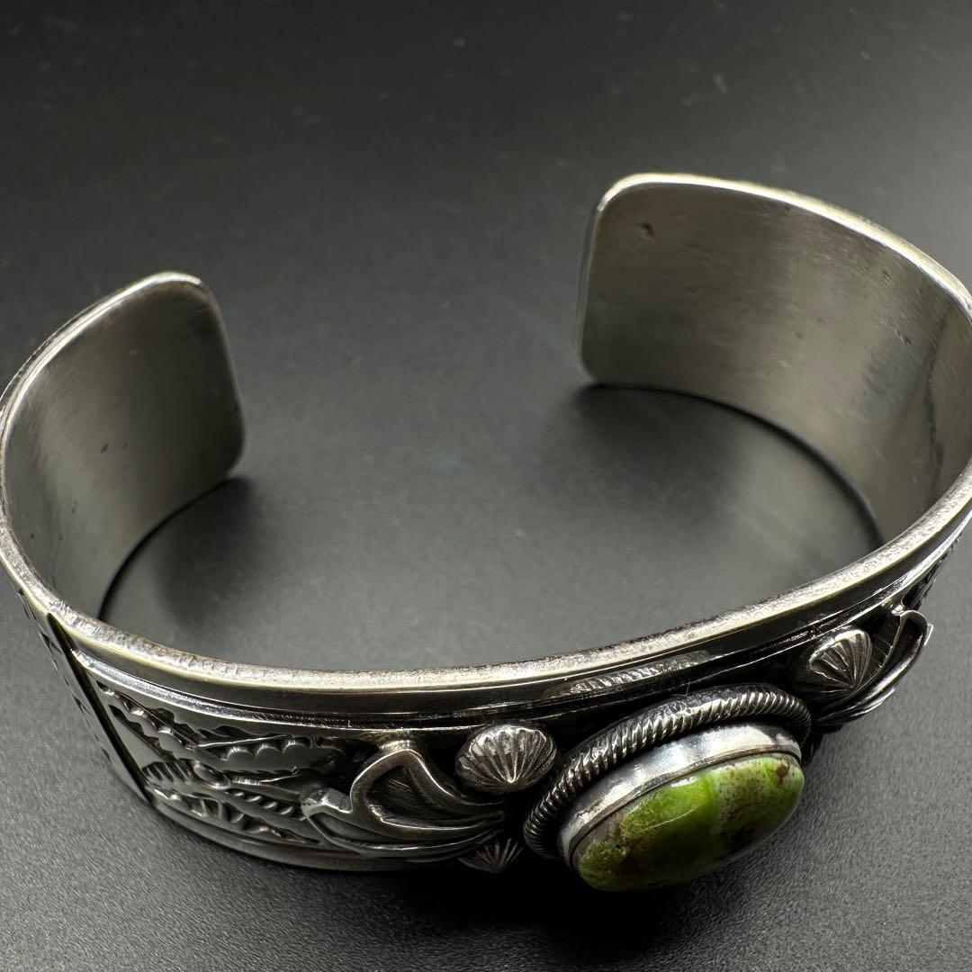 Navajo Gary Reeves キャリコレイク ターコイズ　バングル