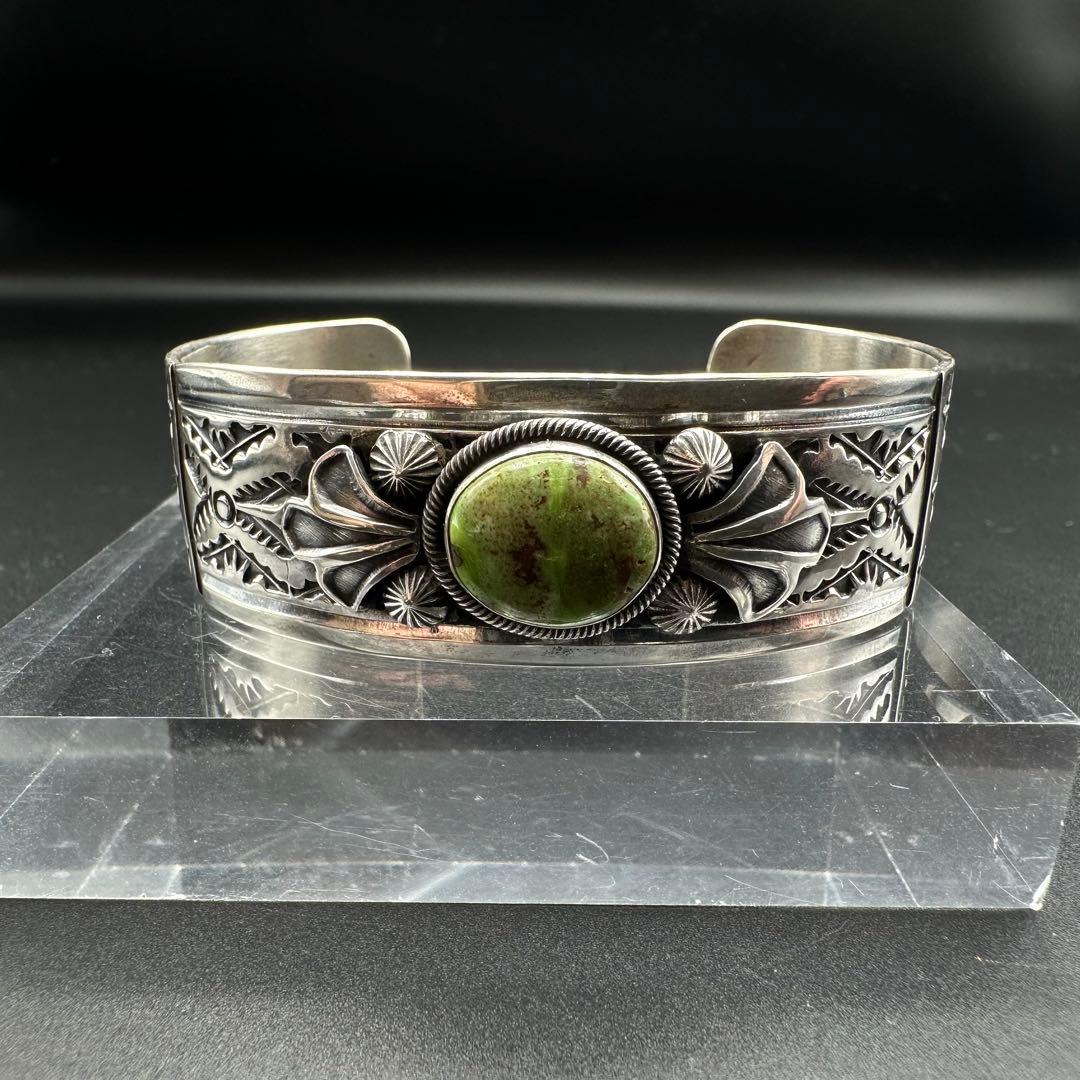 Navajo Gary Reeves キャリコレイク ターコイズ　バングル