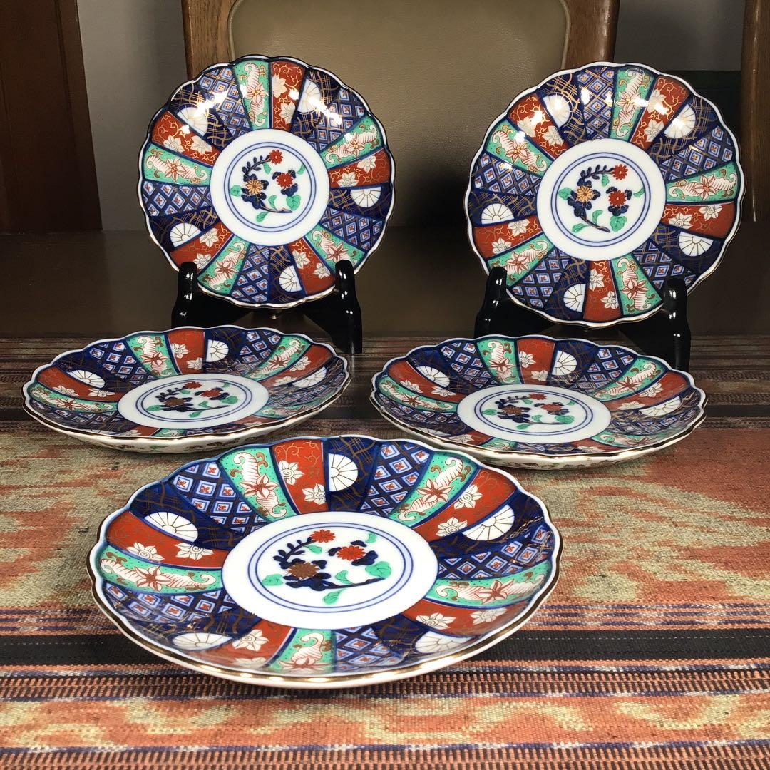 『楽しいうー特価』　有田焼　葵　琳派古伊万里　銘々皿　5枚