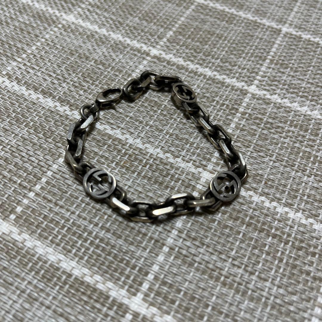 GUCCI ブレスレット インターロッキング シルバー 925