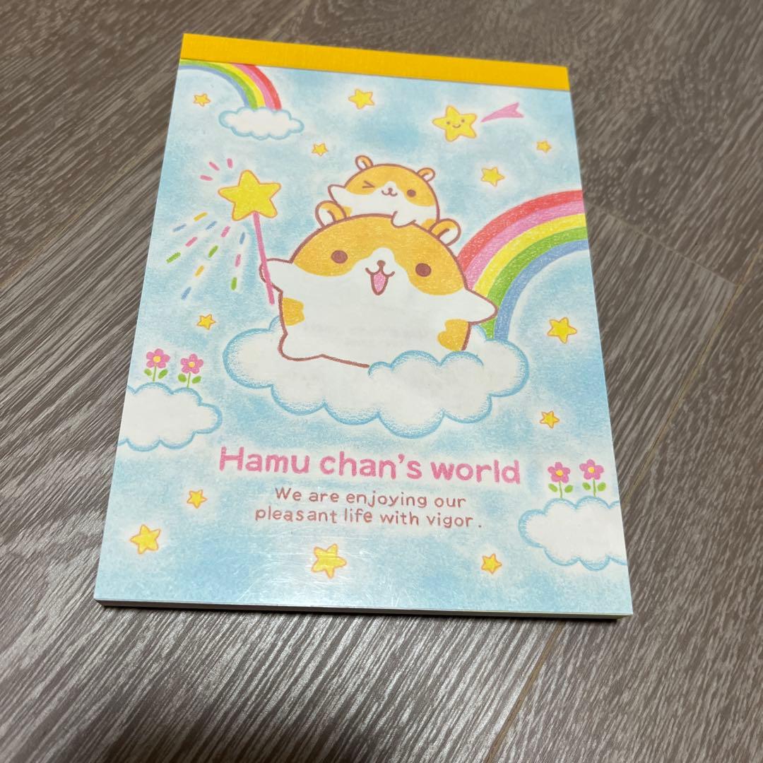 平成レトロ　メモ帳　ハムスター　CRUX