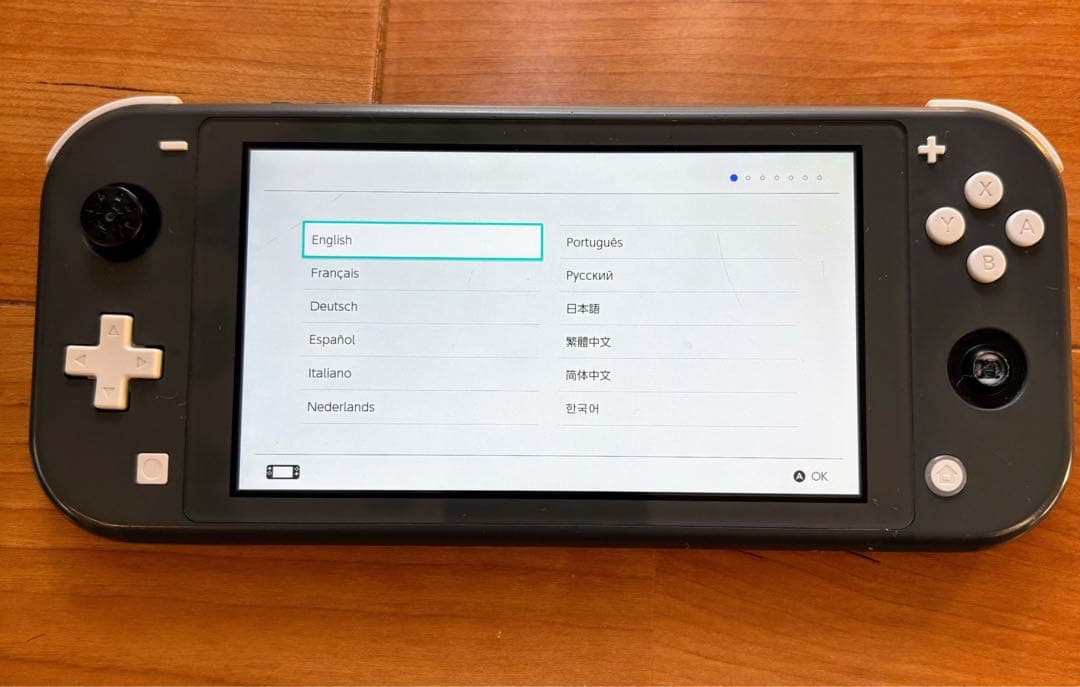 Nintendo Switch Lite グレー 本体　【ジャンク】ケース付き