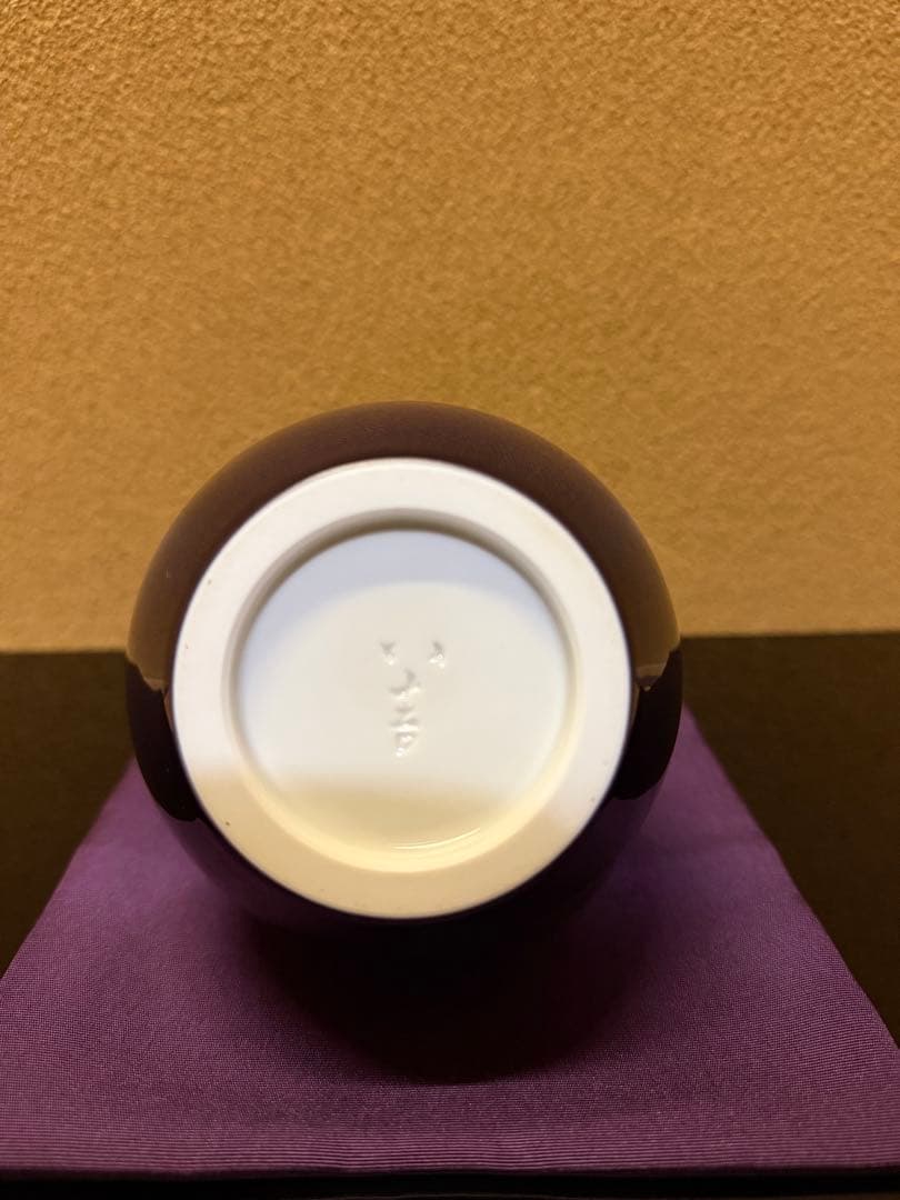 人間国宝　三代徳田八十吉　花入　共箱