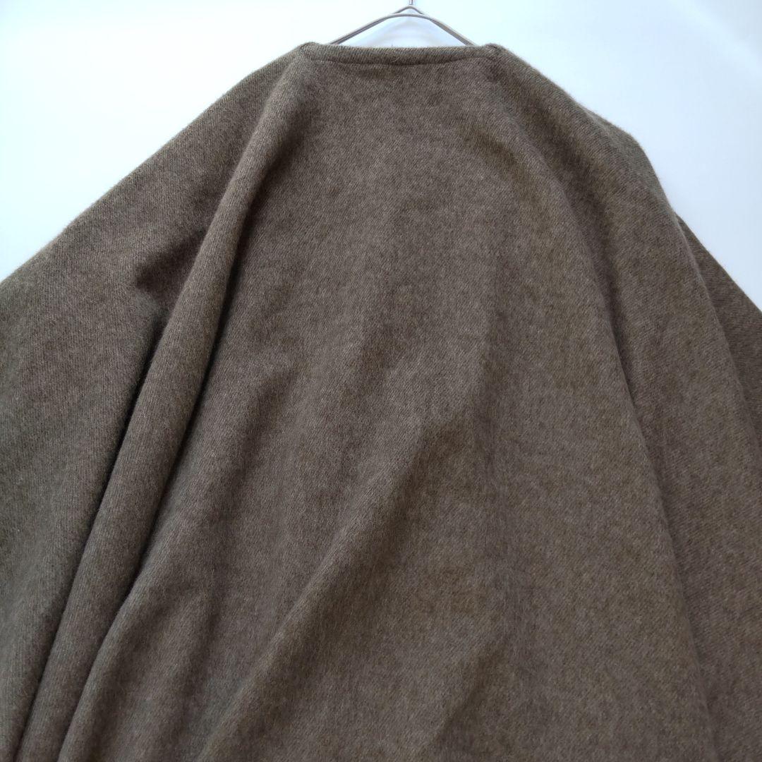 極美品 定価14.3万 アロンピ カシミヤ100% リバーシブル ケープ コート