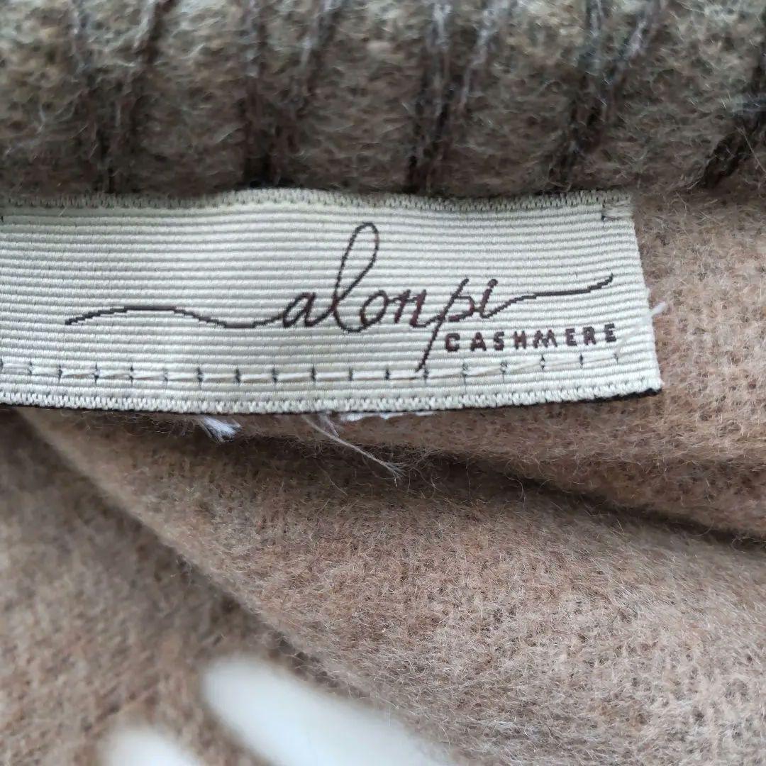 極美品 定価14.3万 アロンピ カシミヤ100% リバーシブル ケープ コート