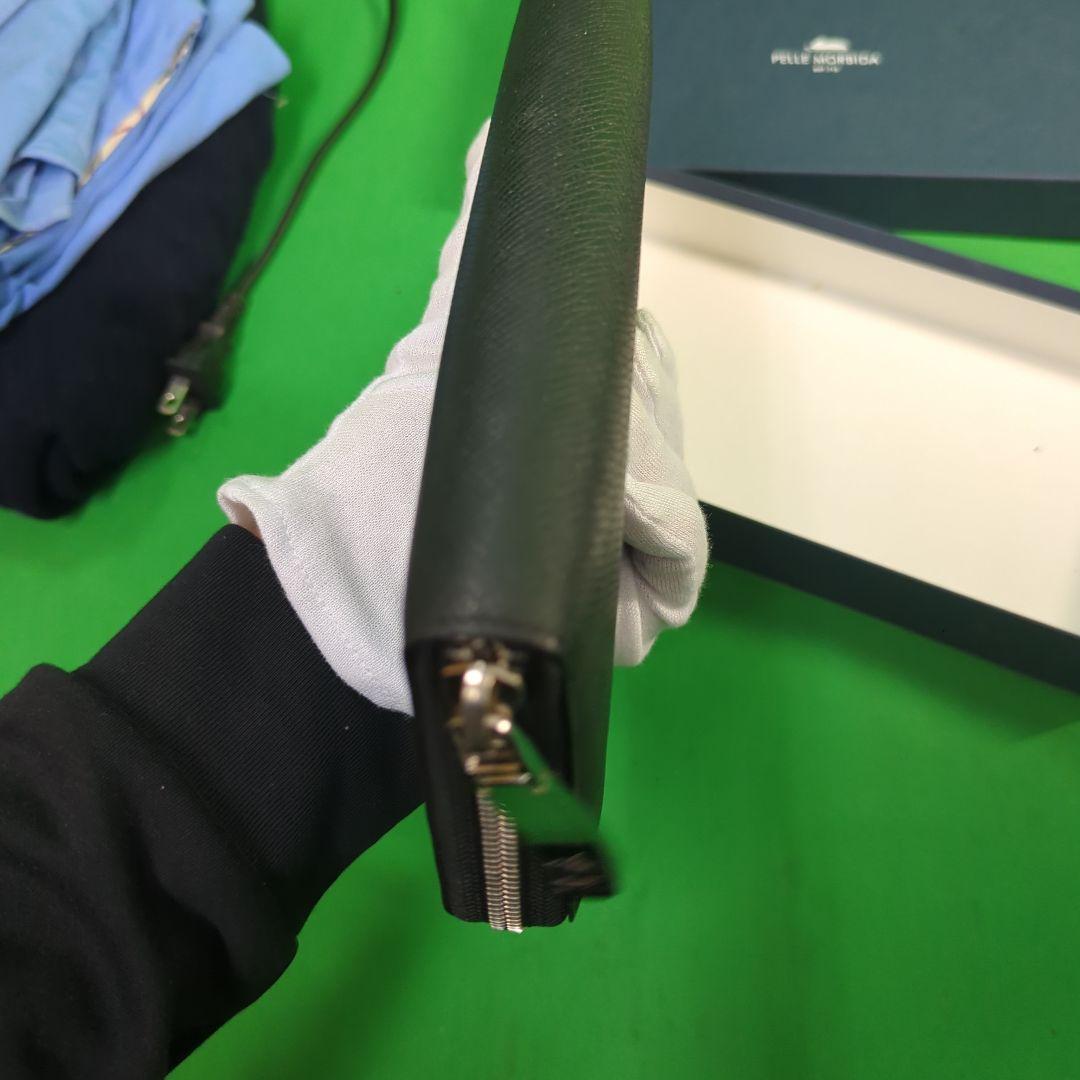 PELLE MORBIDA ブラック 長財布　Barca　ラウンドファスナー