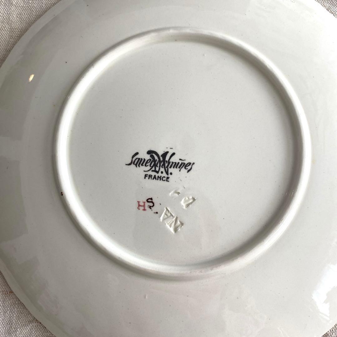 Sarreguemines　ルイ15世　プレート　フランスアンティーク【A】