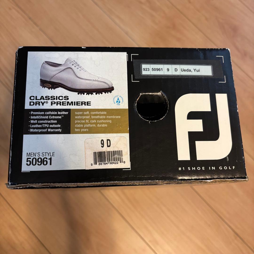 上*朝様 FJ Classics Dry Premiere ゴルフシューズ 27