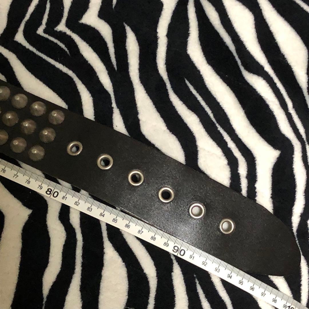 H*様 ジャパコアスタッズベルト:666PUNK鋲ジャンロカサイコビリーモダンパ