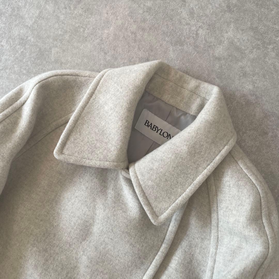 美品【定価5.7万】BABYLONE バビロン ステンミドルコート