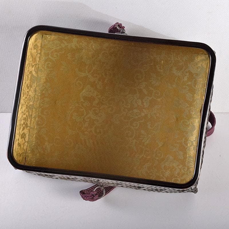 秋峰斉作　御所篭　茶籠　高取八仙作　茶碗など　十一点一式　共箱　G　R8976