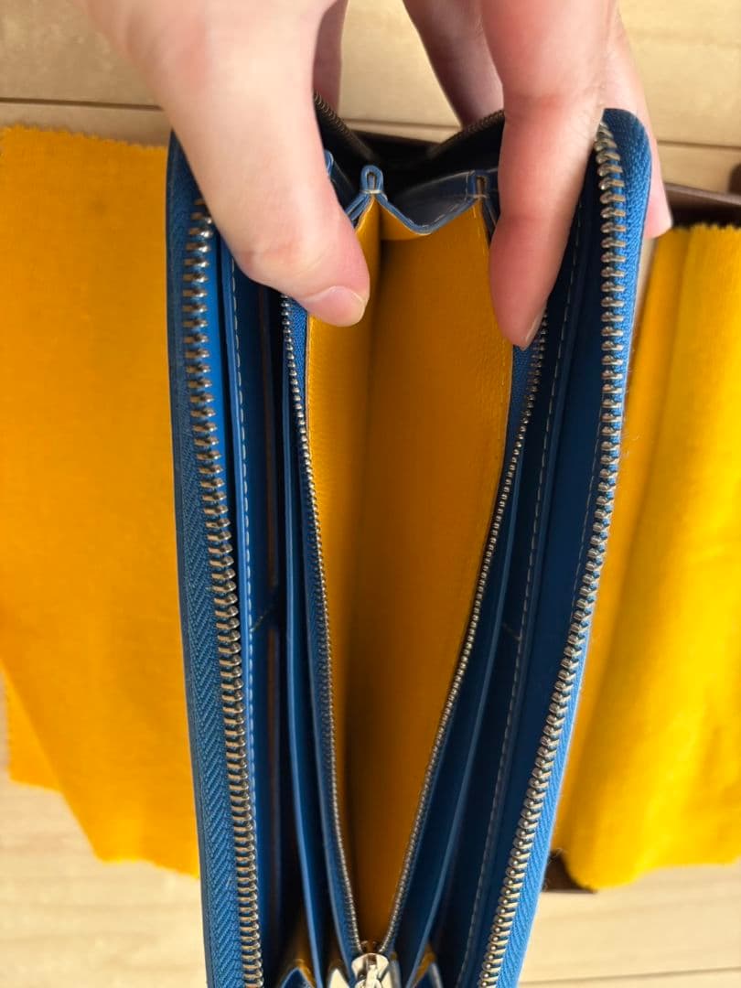 Goyard ブルー 長財布