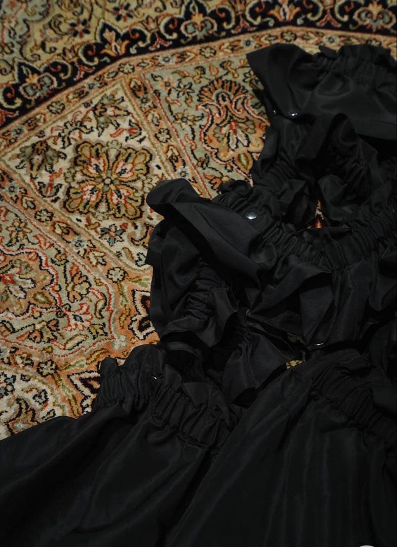 ワンピース HOUGA vivi frill dress (black)