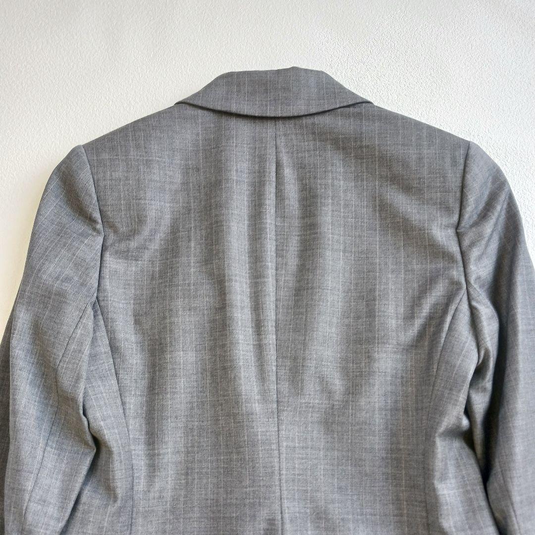 極美品♬セオリーリュクス　パンツスーツ　グレー　小さいサイズ34～36　ビジネス