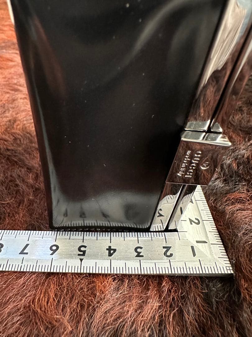 GUCCI リップポーチ　ジュエリーケース　 茶