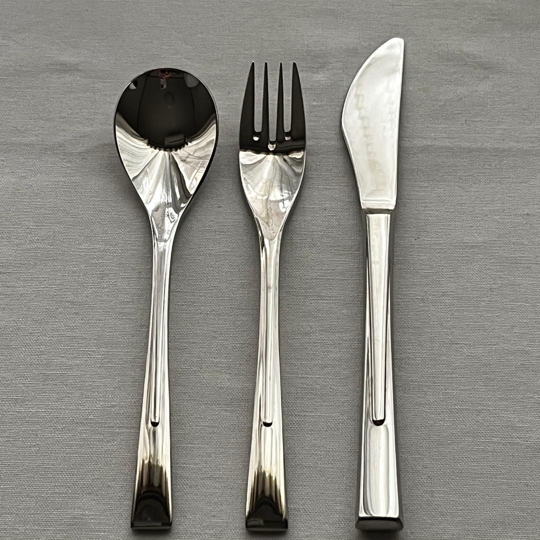 大泉物産 トリオ ラプソディー 18-12 中古品 カトラリー 15本 ナイフ