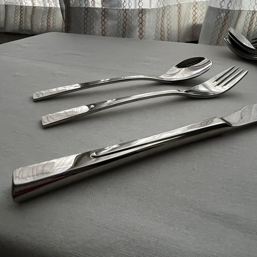 大泉物産 トリオ ラプソディー 18-12 中古品 カトラリー 15本 ナイフ