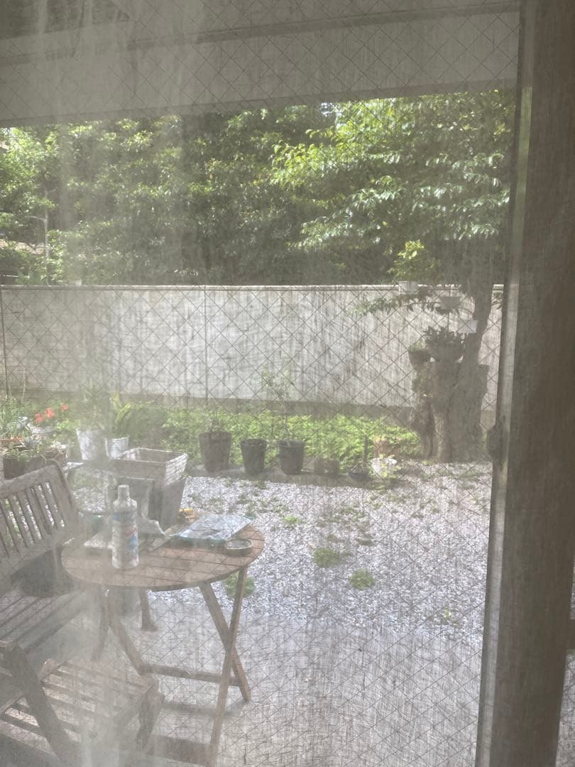 ナツソビク 自然素材　麻100％　カーテン　高級オーダーメイド　大小2枚セット