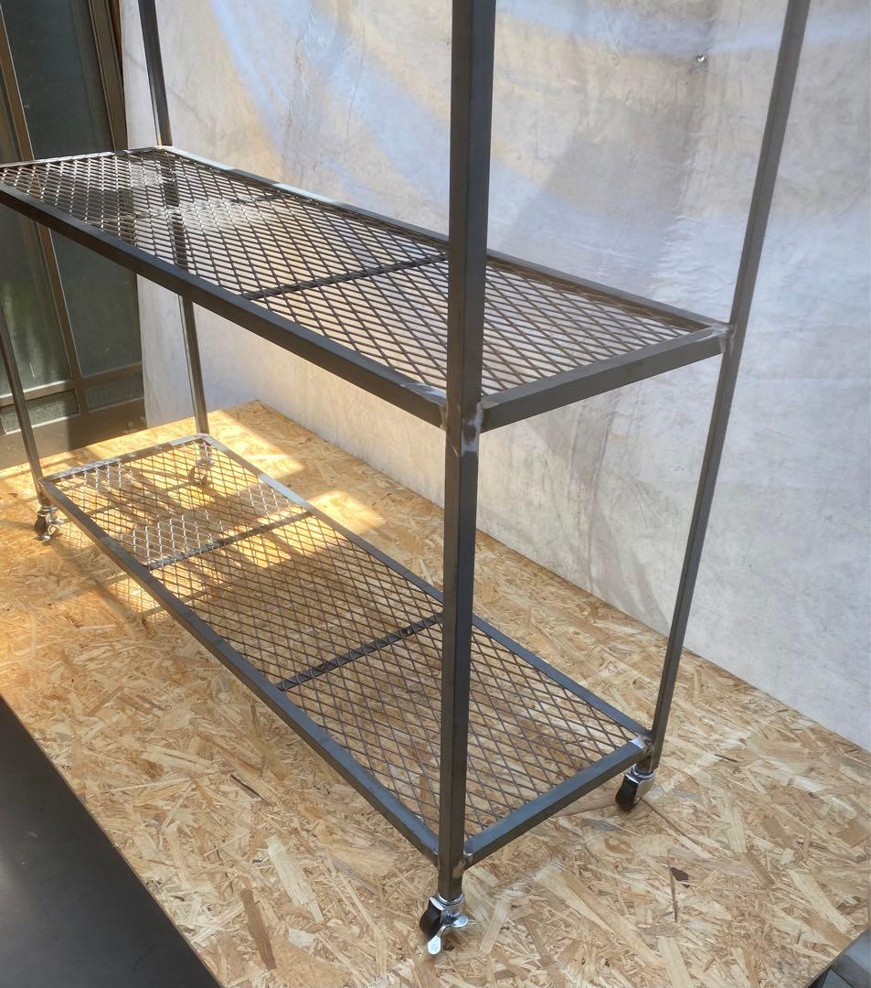 アイアンシェルフ　シューズラック　植物棚　棚　スチールラック