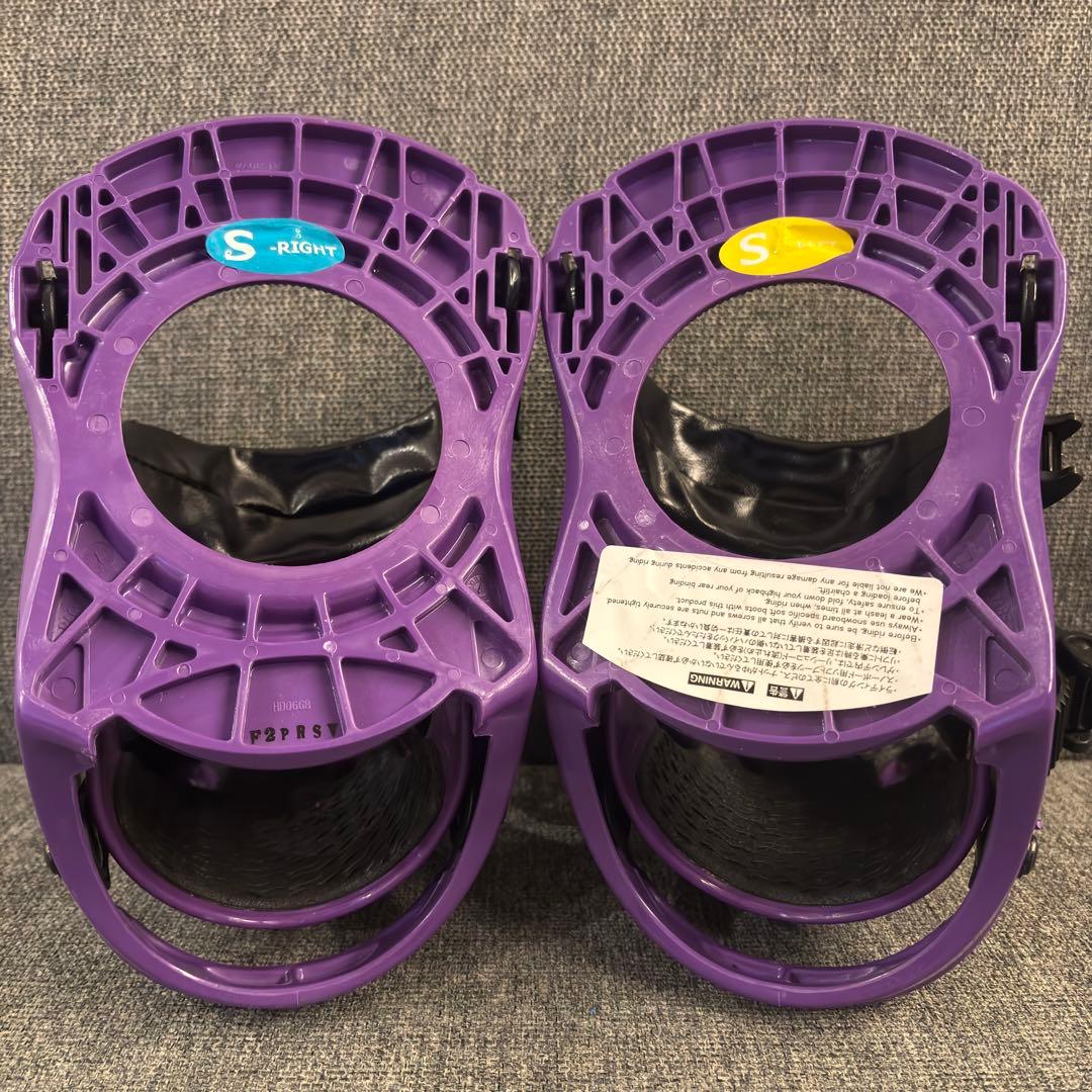 FLUX レディース ビンディング Sサイズ パープル スノーボード 美品