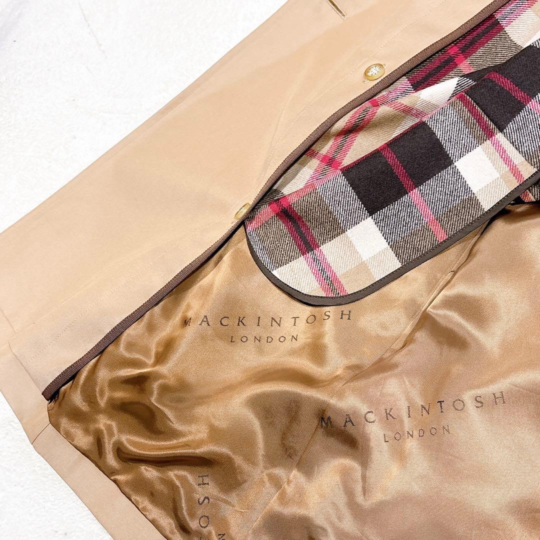 未使用✨　マッキントッシュ　ロンドン　トレンチコート　ブラウンベージュ　38