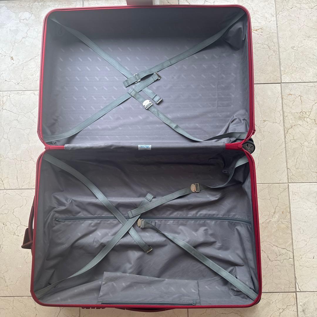 [廃盤モデル]RIMOWA 104リットル　レッド リモワ