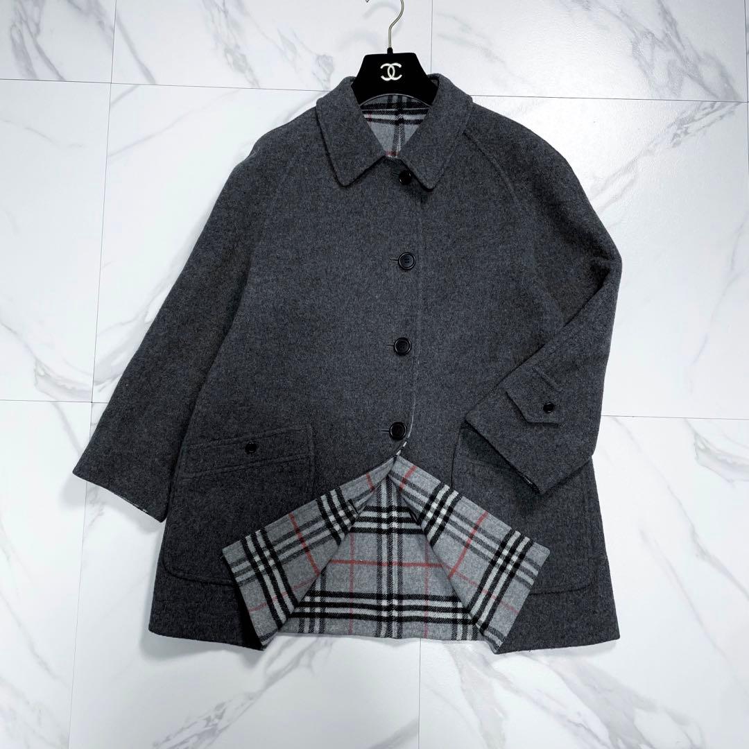 2way✨バーバリー コート リバーシブル ダブルフェイス ノバチェック