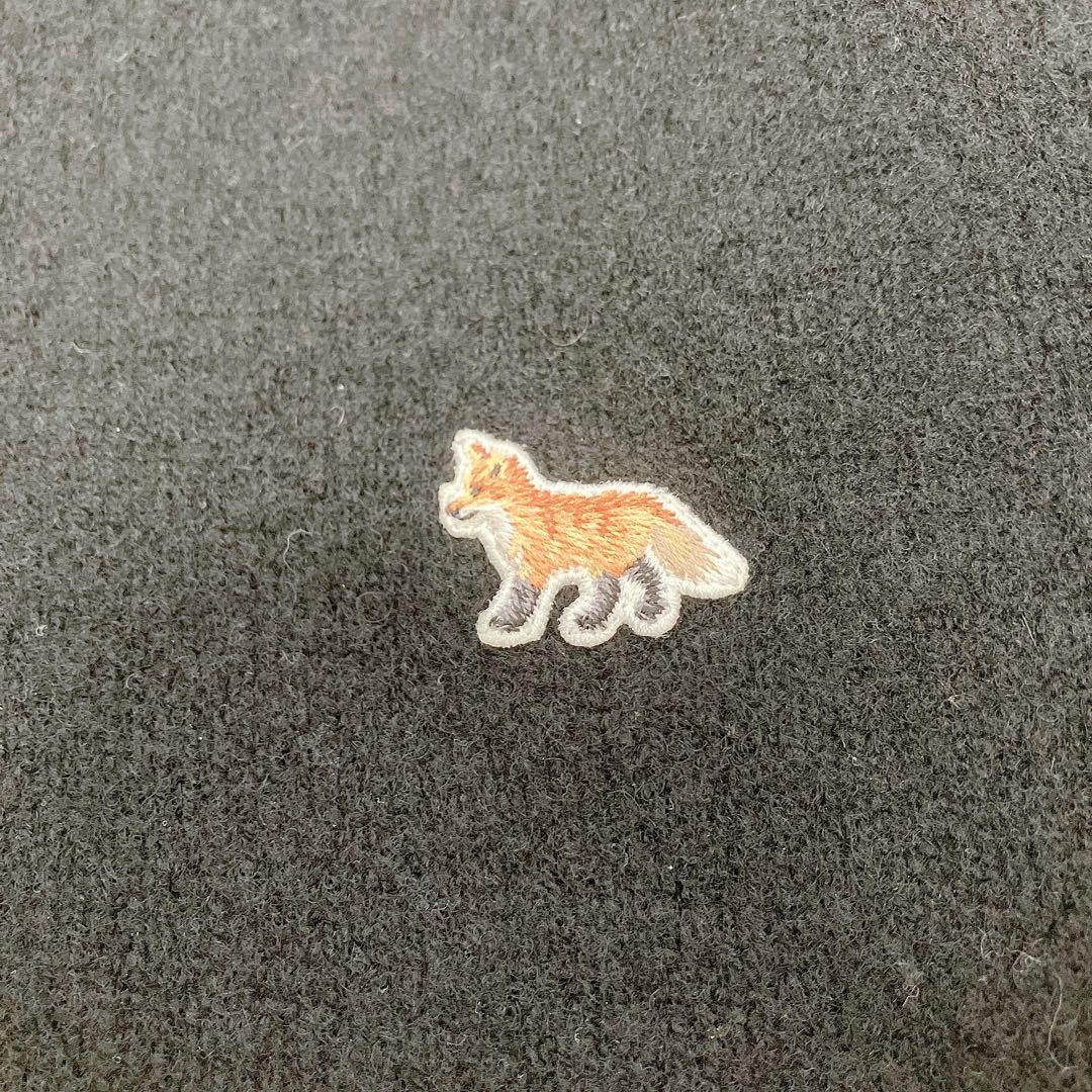 メゾンキツネ 22FW ベイビーフォックス パッチ レディース ニット ブラック