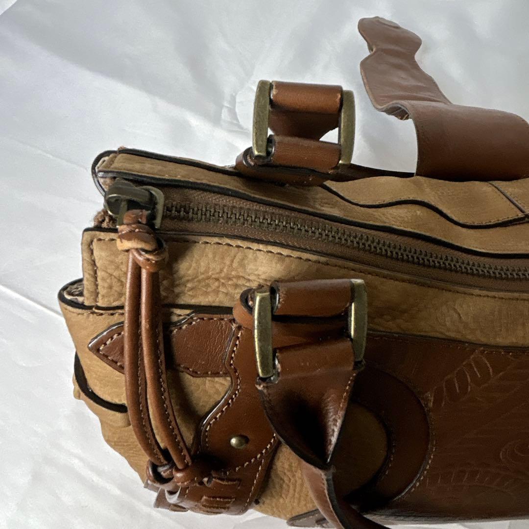 【レザー×ヌバック】COLE HAAN ボストンバッグ y2k ヴィンテージ