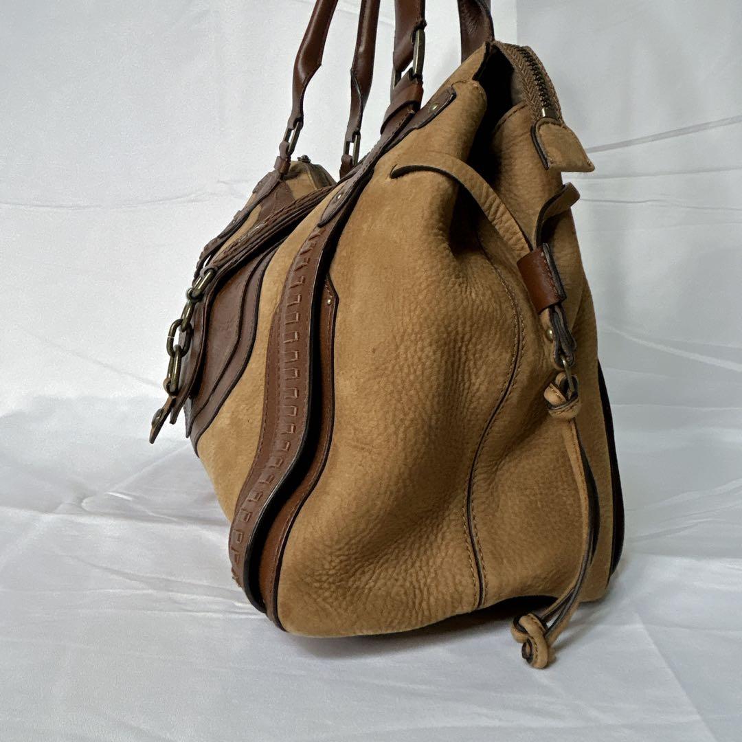 【レザー×ヌバック】COLE HAAN ボストンバッグ y2k ヴィンテージ