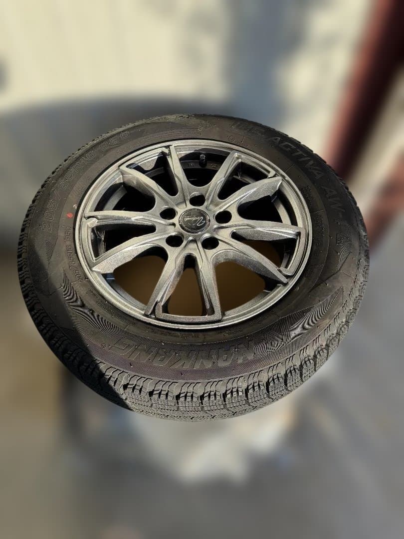 【4/4】205/65R16 NANKANG AW-1 スタッドレス ホイール