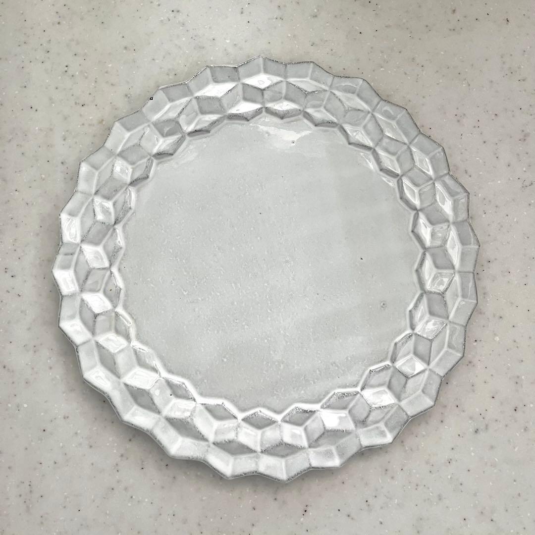 美品　Astier de Villatte cubeディナープレート