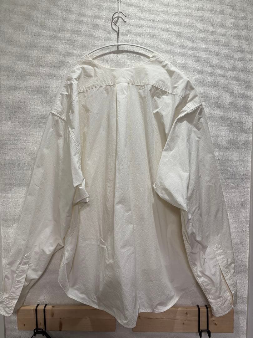 sillage リップストップ ナイロンコットンシャツ