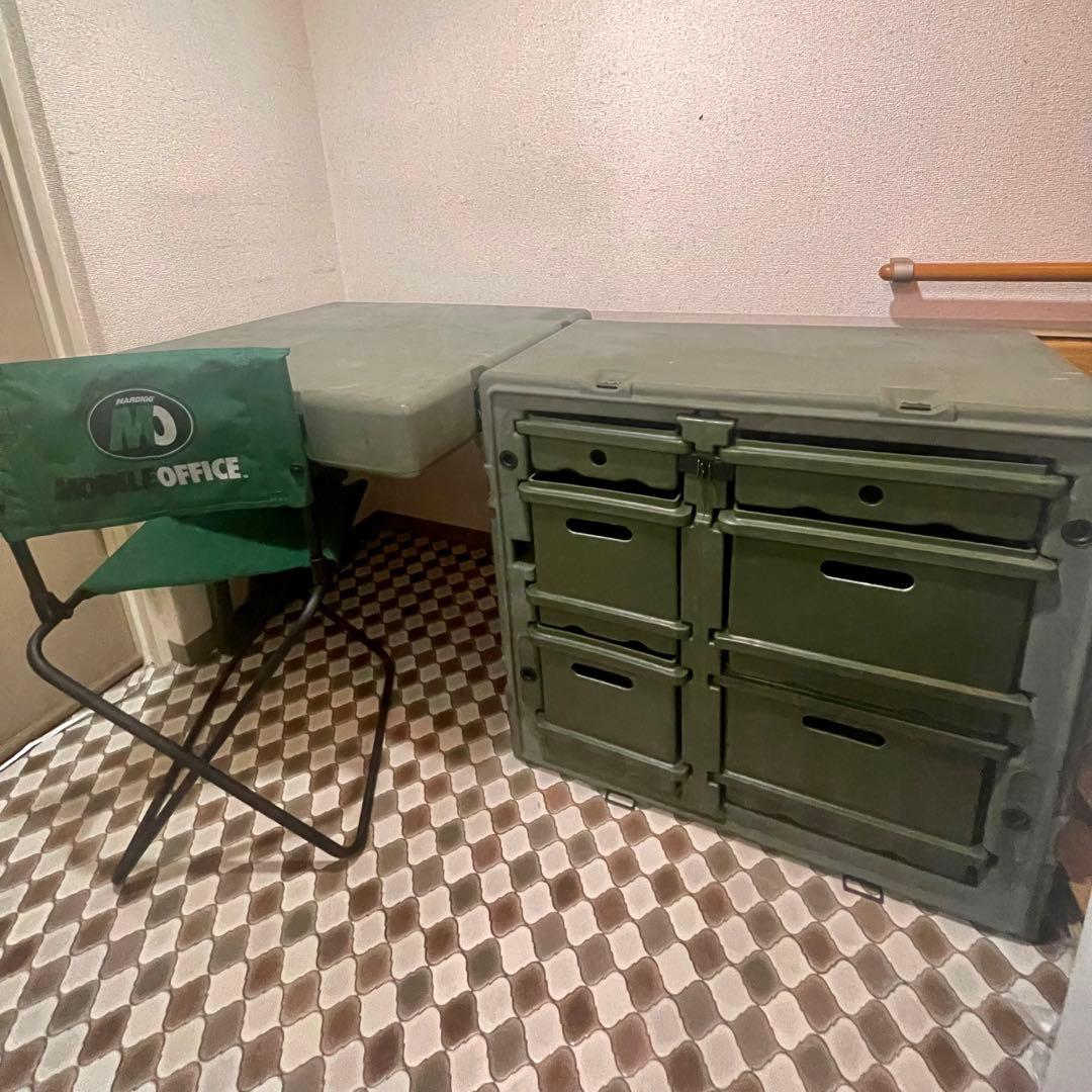 米軍放出品 ペリカン 折りたたみフィールドデスク