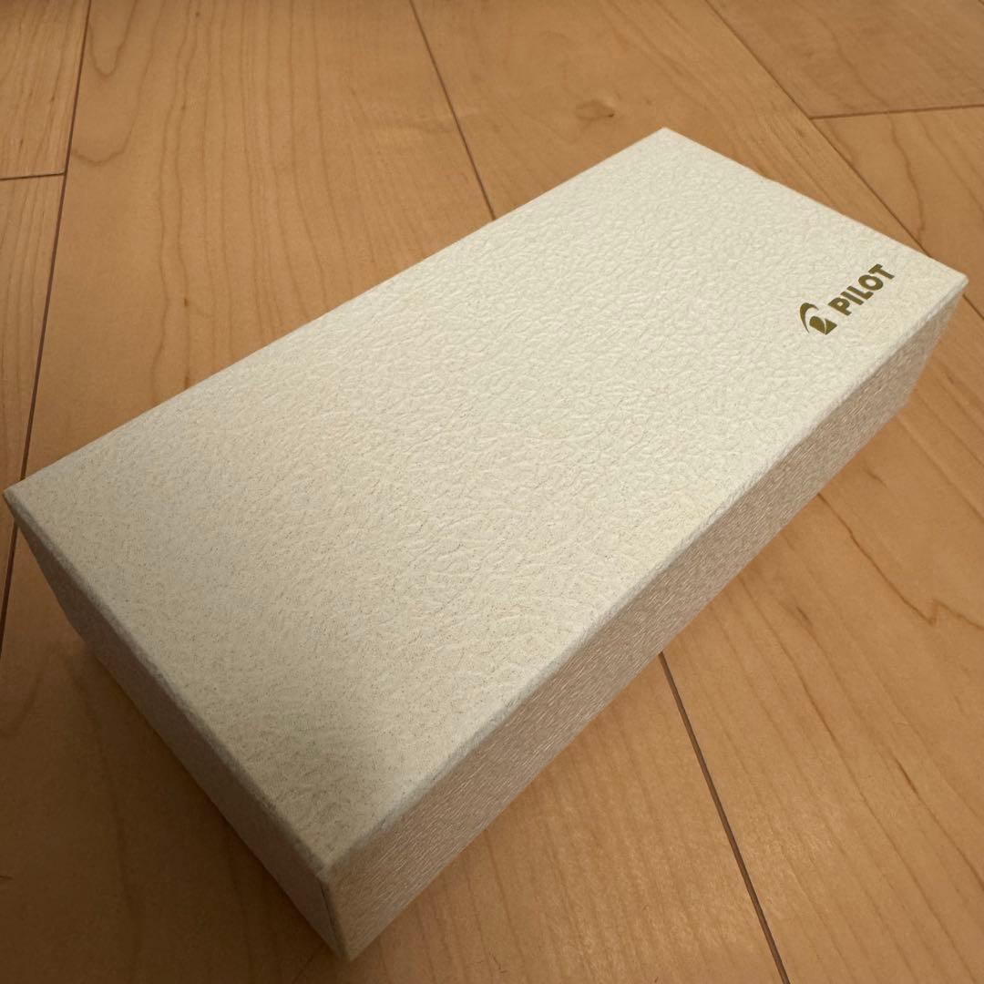 【ほぼ未使用】　PILOT　キャップレス　万年筆　螺鈿　ブラックM字（中字）