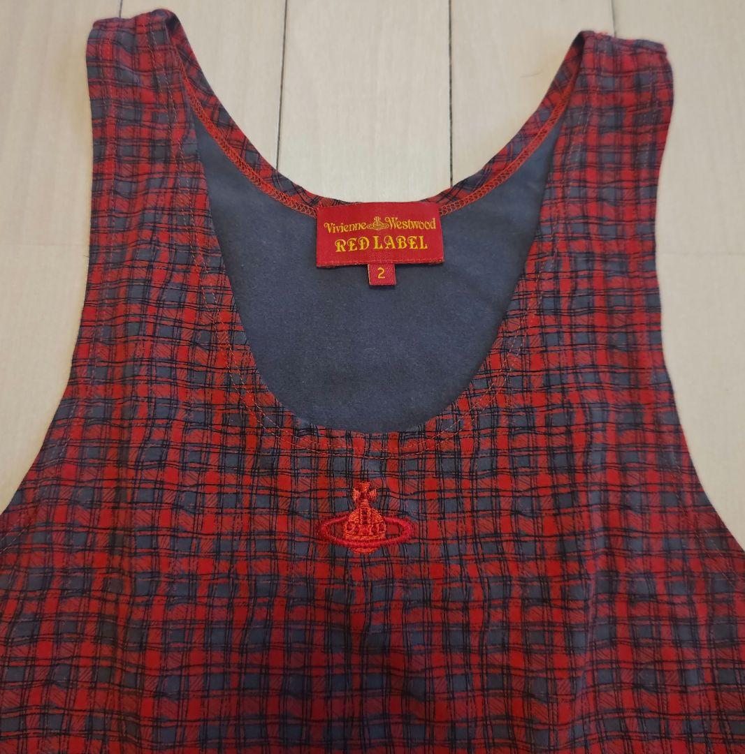 ヴィヴィアンウエストウッド RED LABEL アシメトリータンクトップ