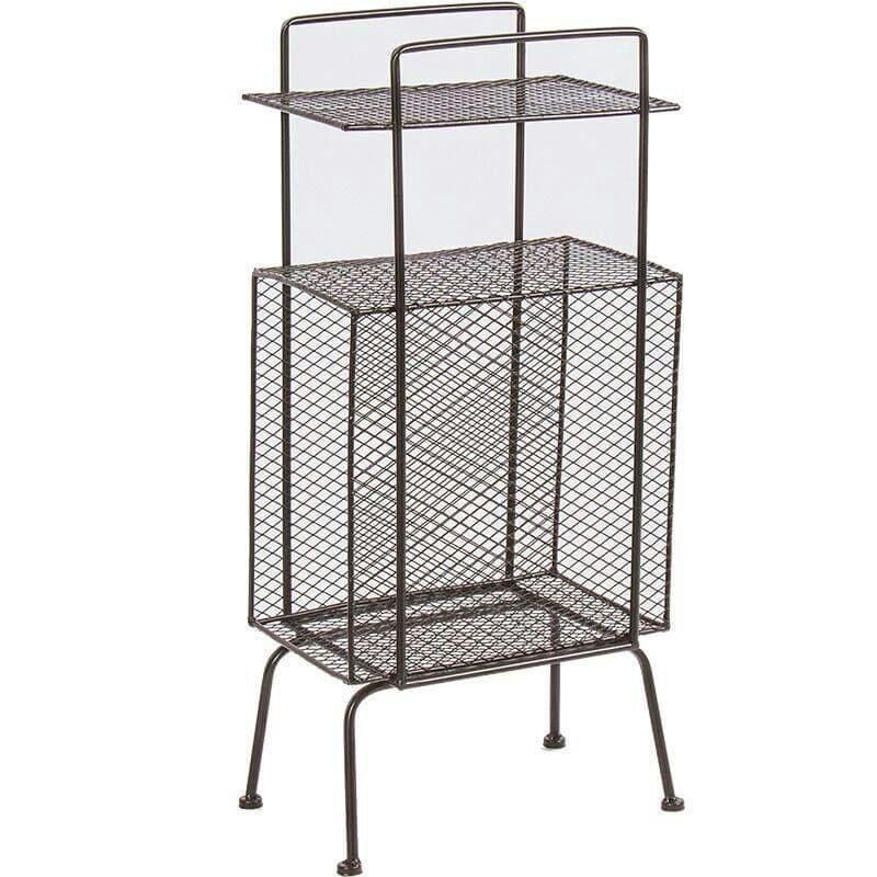 北欧のソファーのそばに鉄芸着地雑誌本棚寝室小型超狭辺ins枕元ロッカー棚