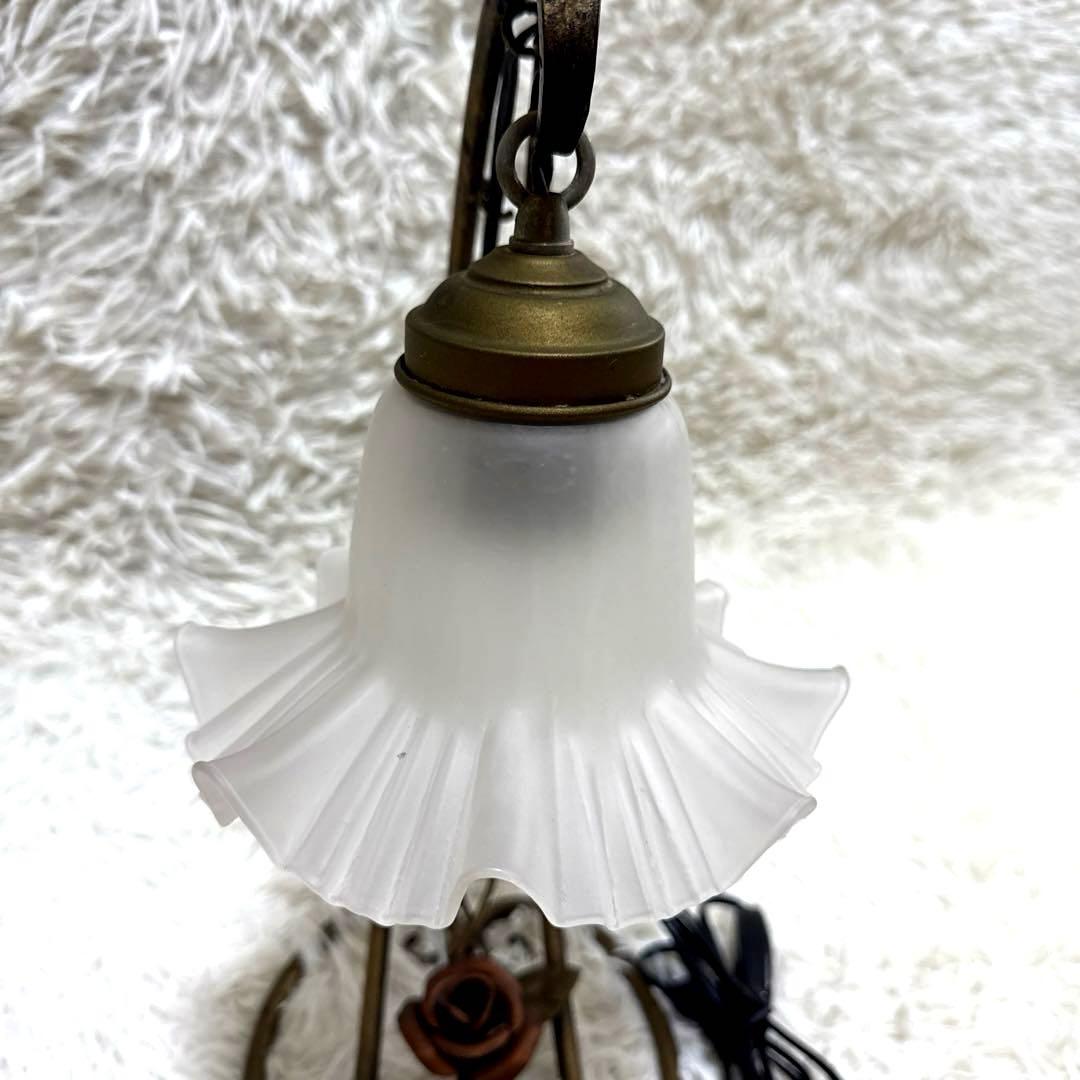 鍛冶屋の店van　テーブルランプ　スタンドライト　吊り下げ　バラ　アンティーク