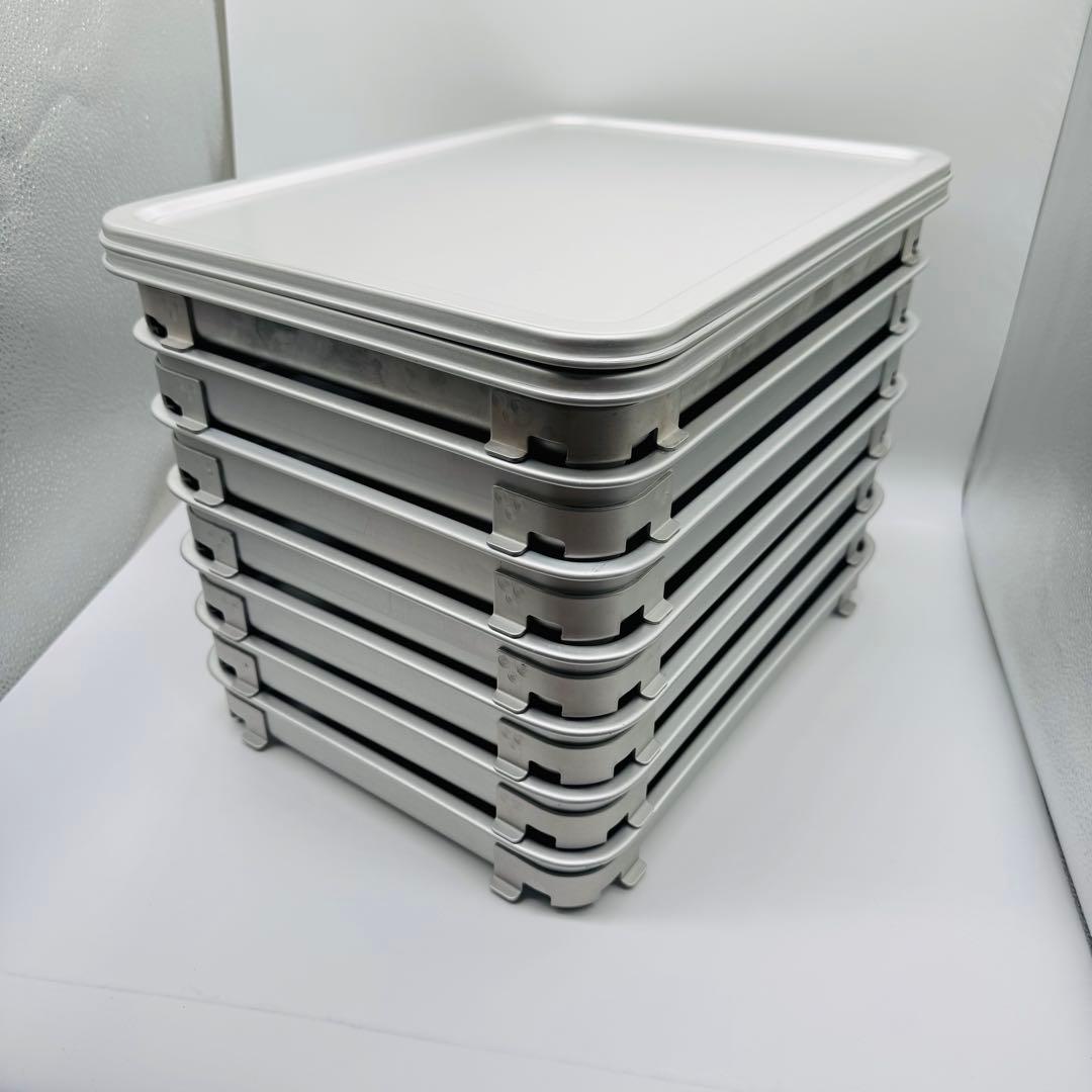 アルミ製バット 7枚セット 蓋2枚