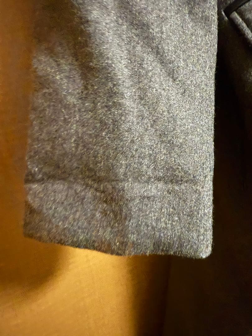 ウールコート見えダウンロングコート　ディノス　ダーマコレクション