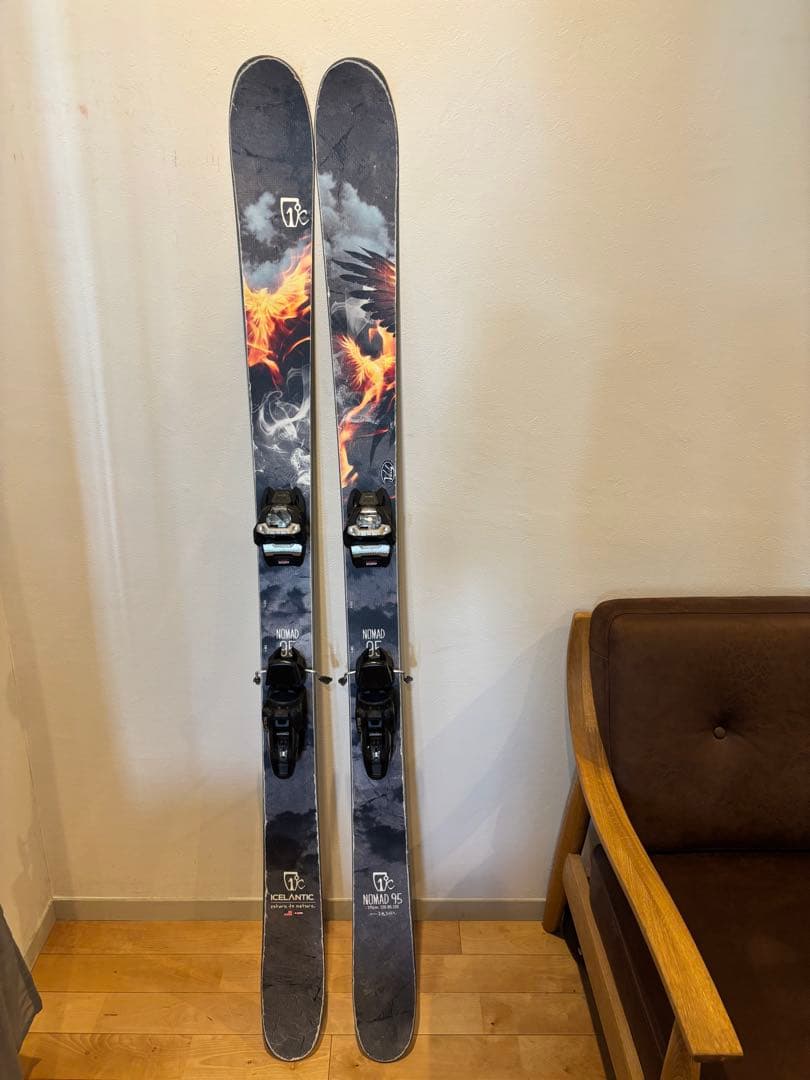 ICELANTIC NOMAD 95 スキー ビンディング付き