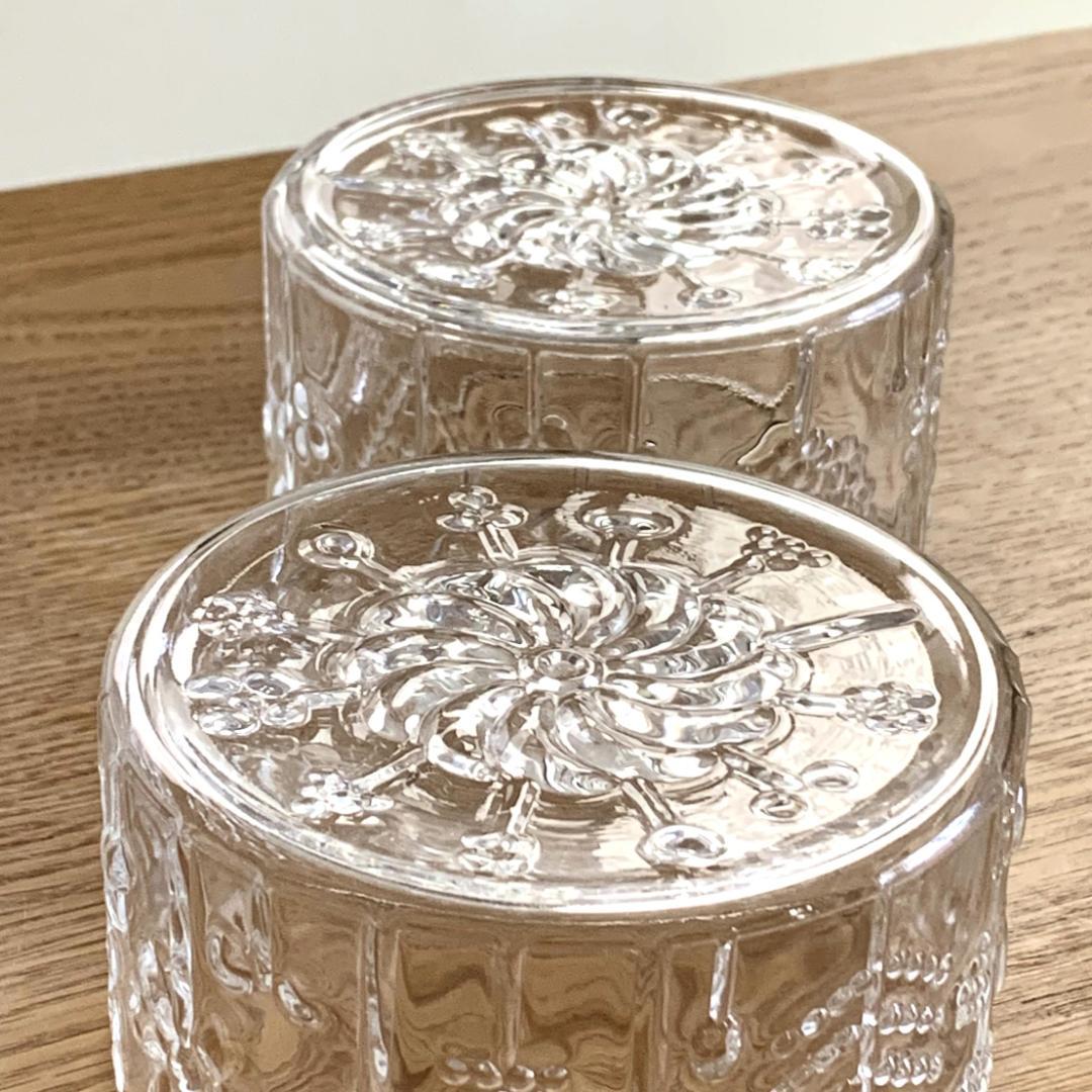 イッタラ フローラ ガラス ボウル 10cm 2個 フィンランド製 未使用品