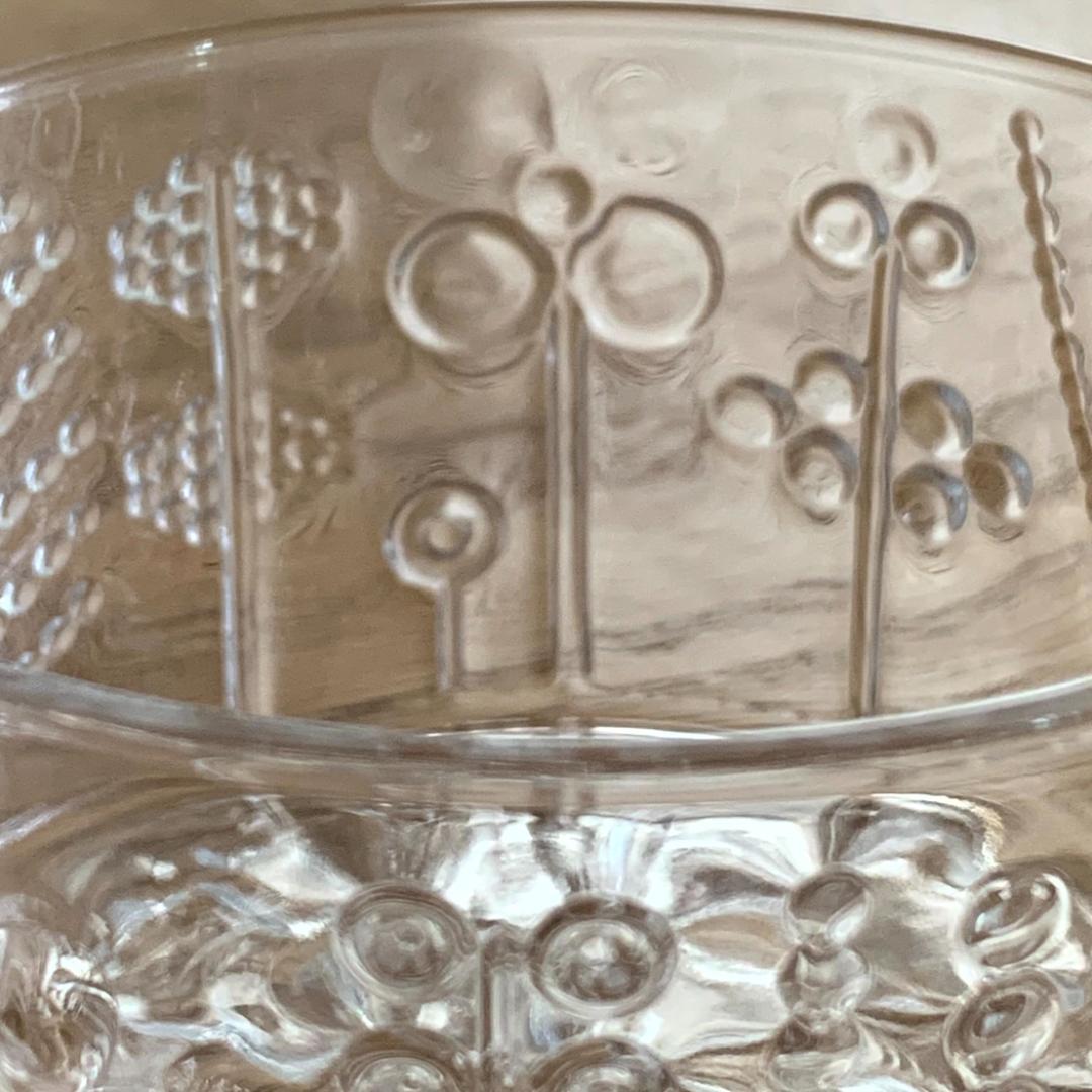 イッタラ フローラ ガラス ボウル 10cm 2個 フィンランド製 未使用品