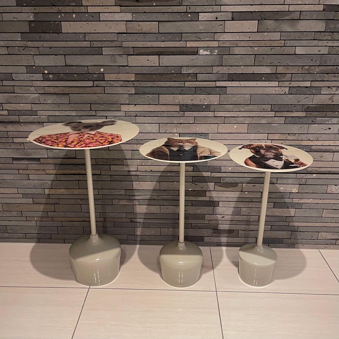 KARE Business Animalsサイドテーブル 3p set レア