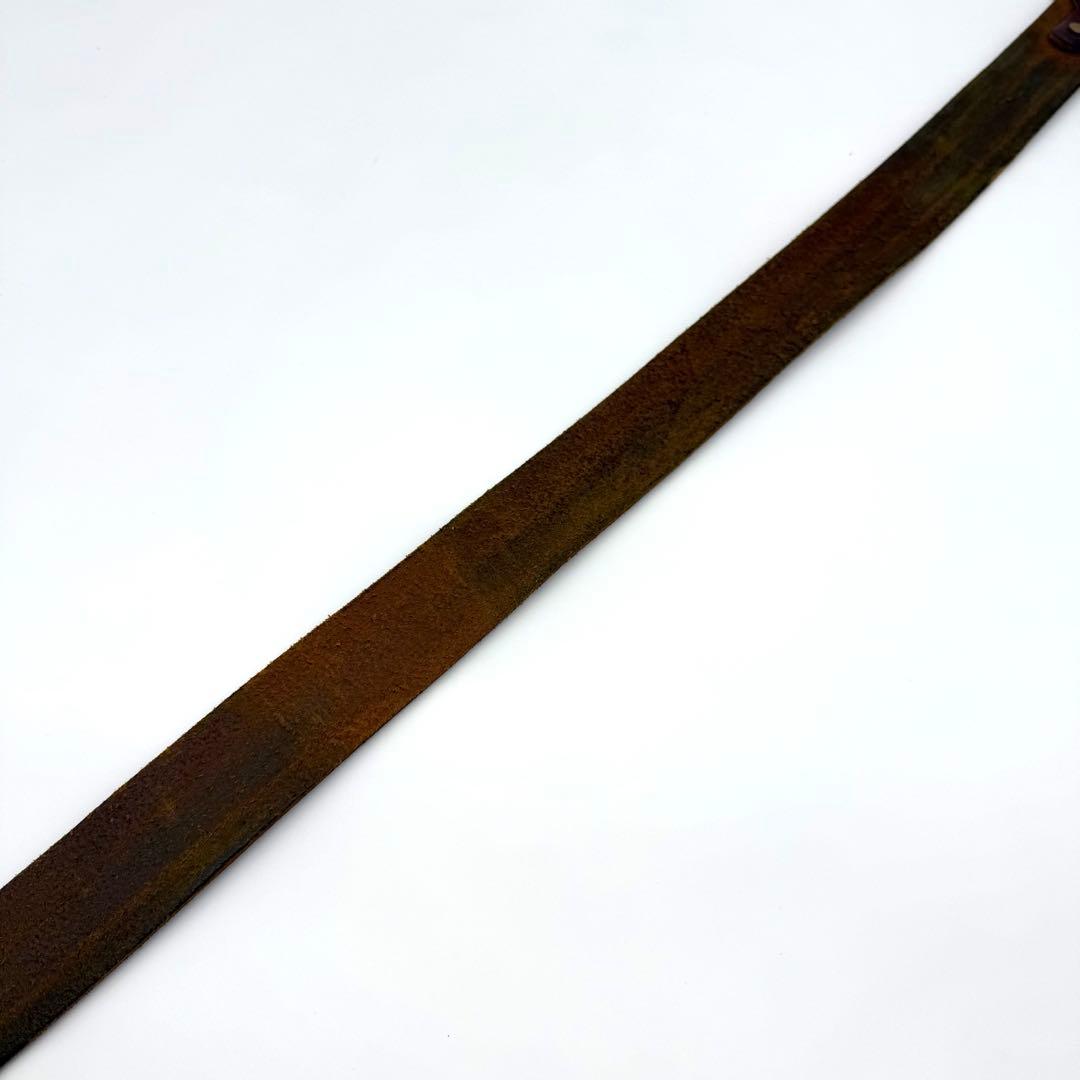 HTC エンドオンリー スターバースト レザーベルト イエローストーン34inc