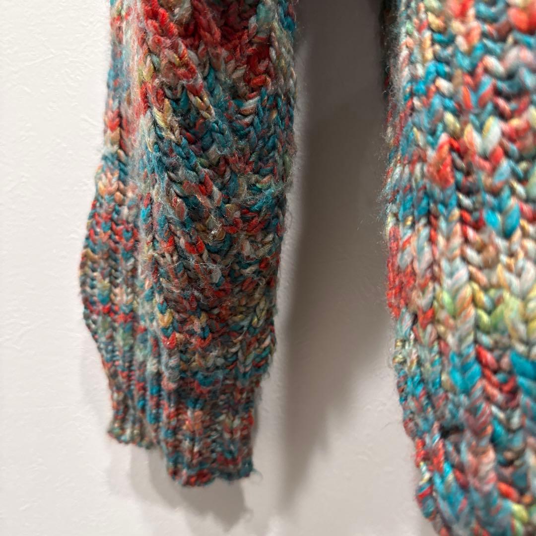 エンフォルド　マルチカラー ニットセーター サイズ38